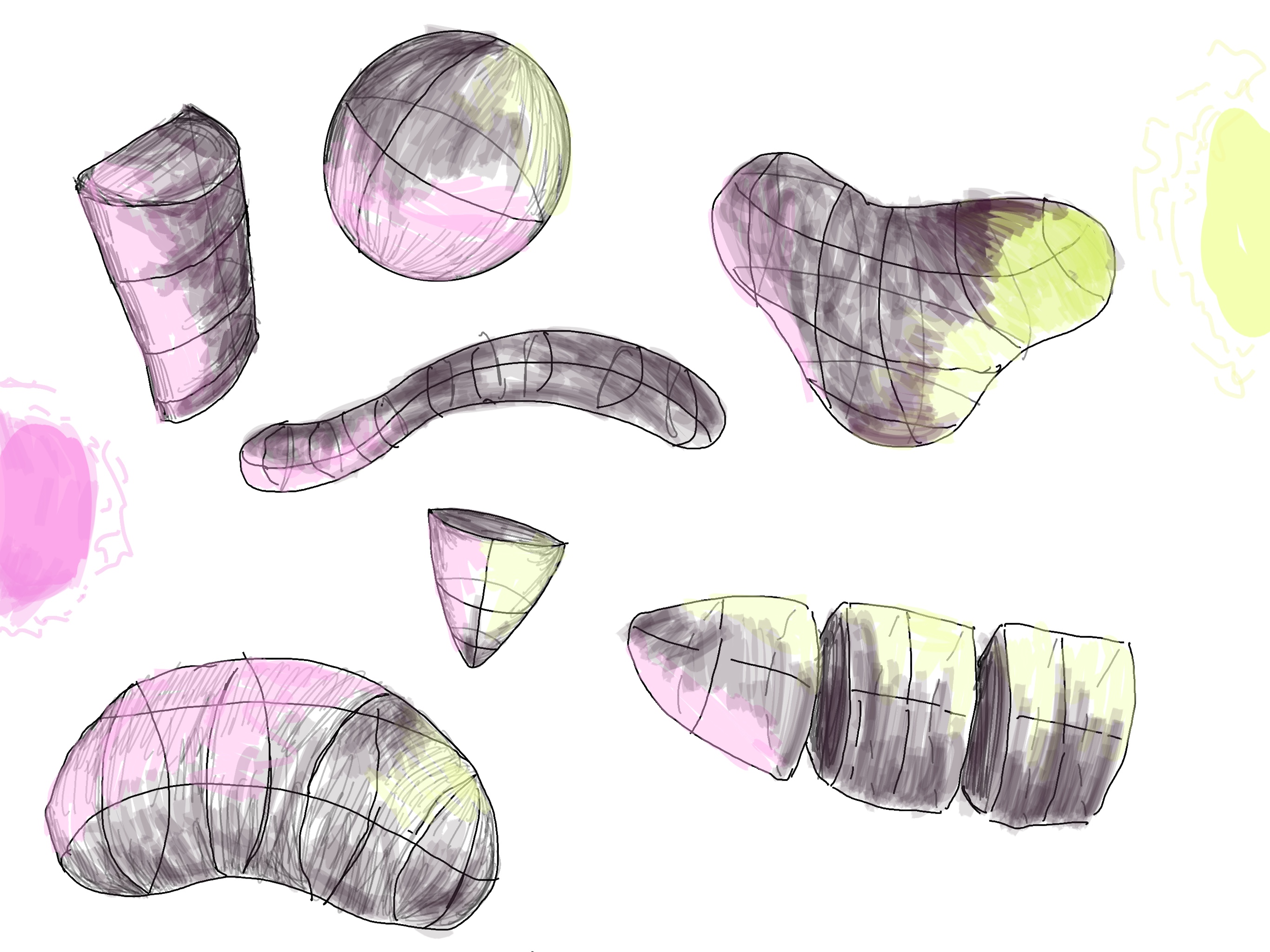organic shapes